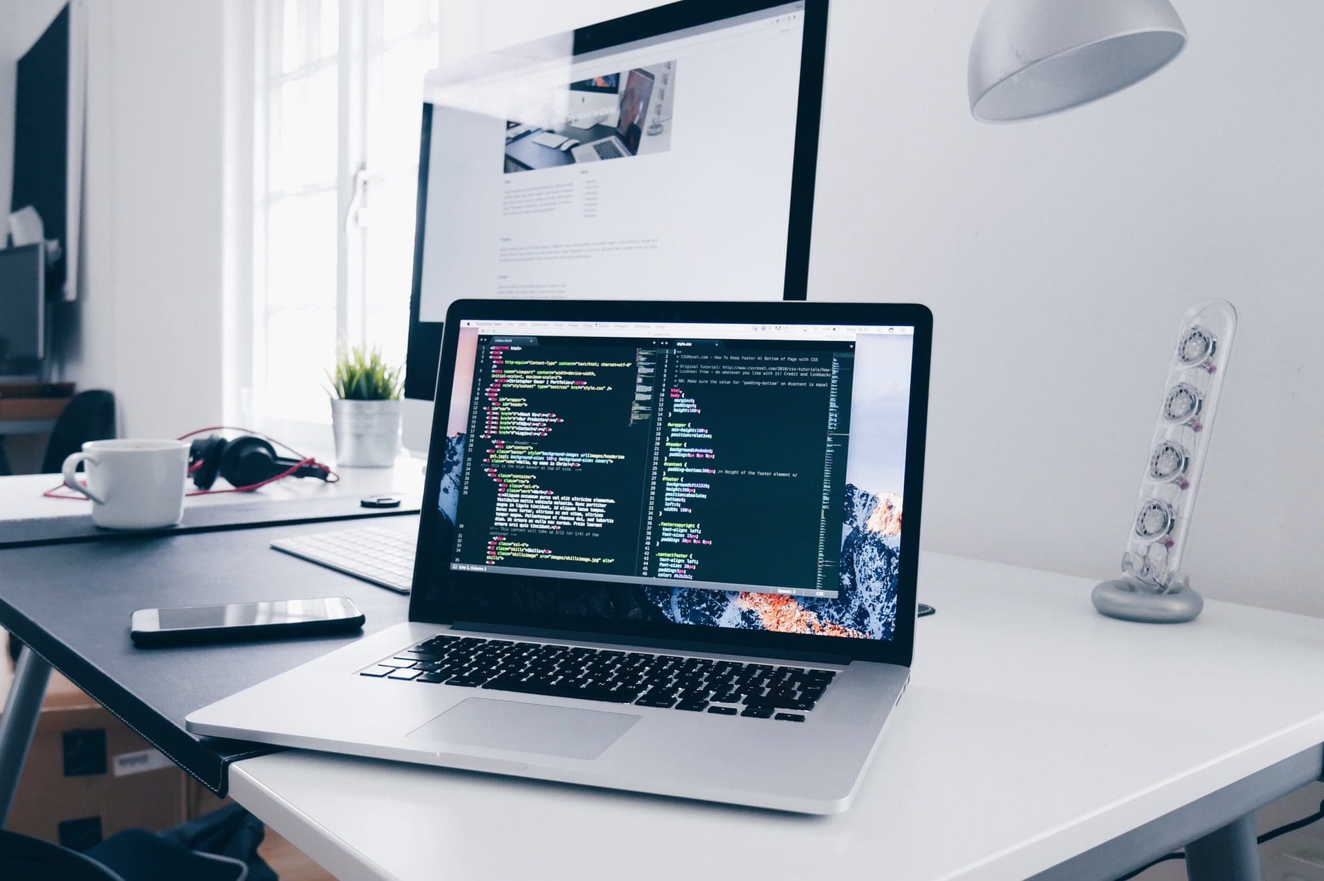 mac de développeur web